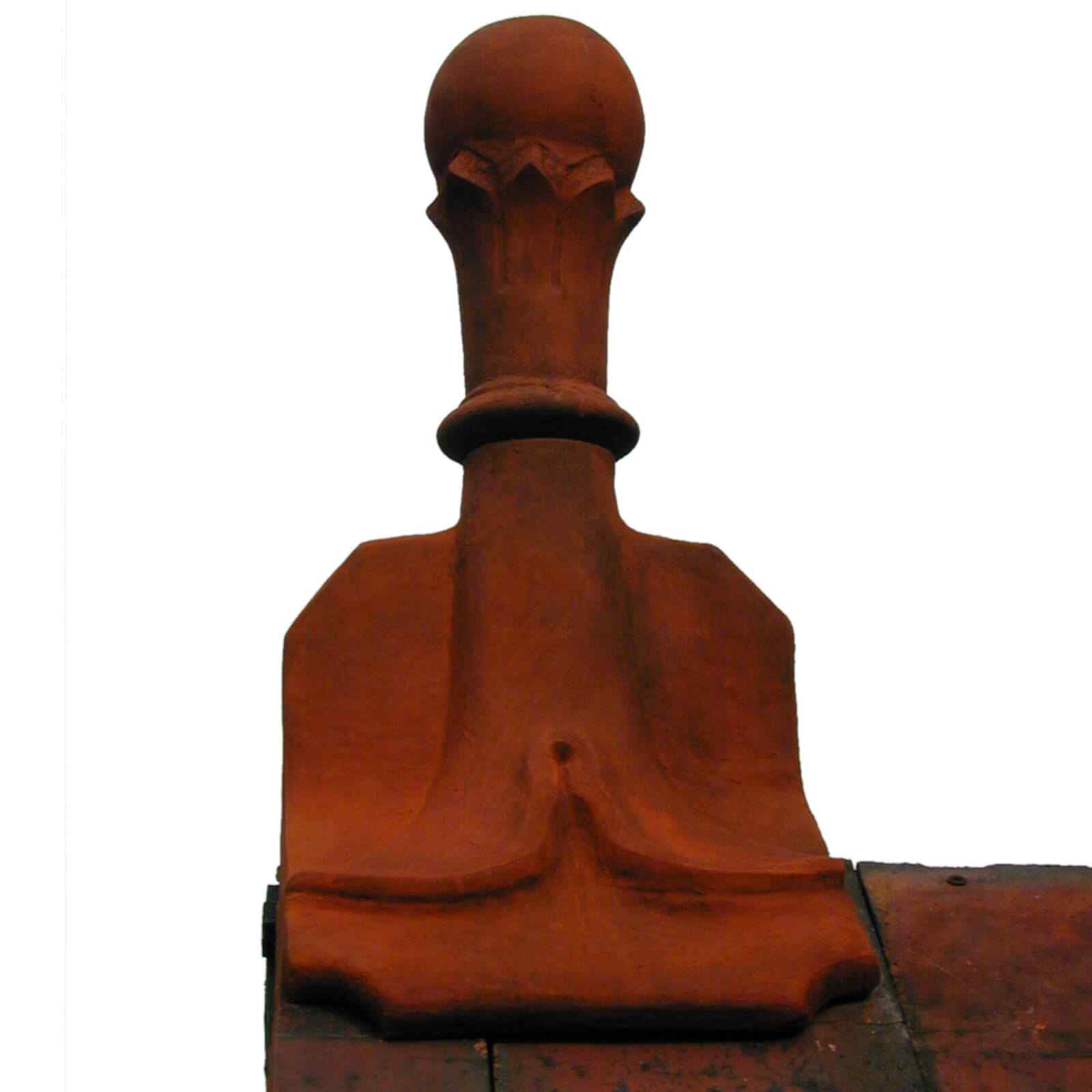 The Victorian 8 leaf ball ridge finial